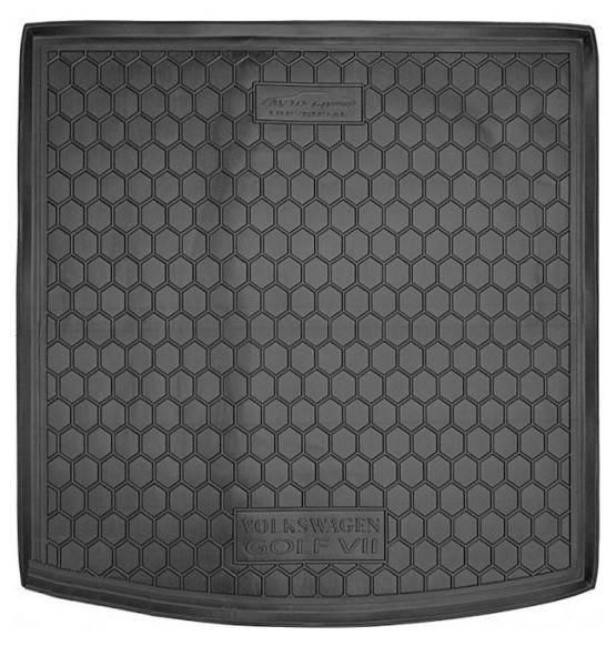 

Коврик багажника Volkswagen Golf 7 (универсал) резино-пластиковый (AVTO-Gumm) автогум, Черный