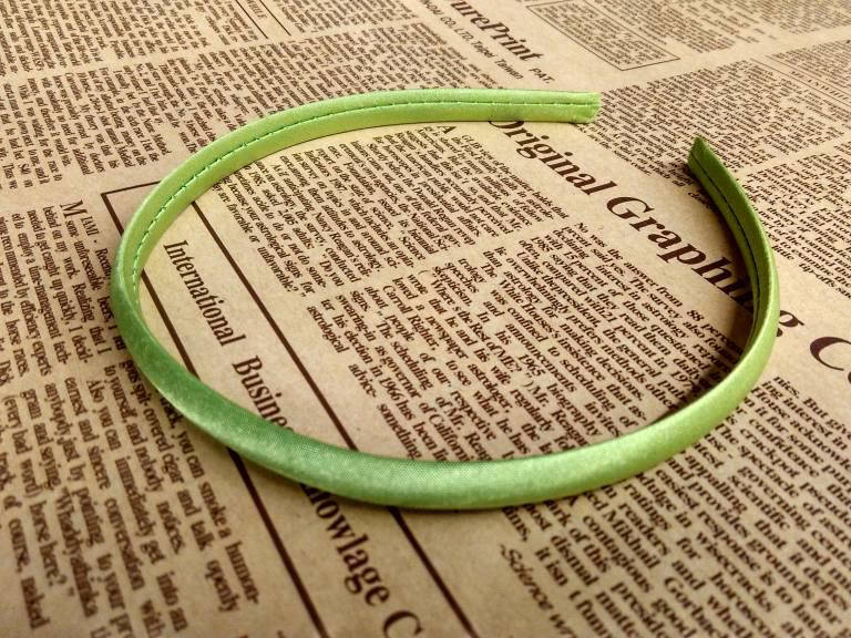 

Основа для обруча. Салатовая 1 см. Пластик, Салатовый