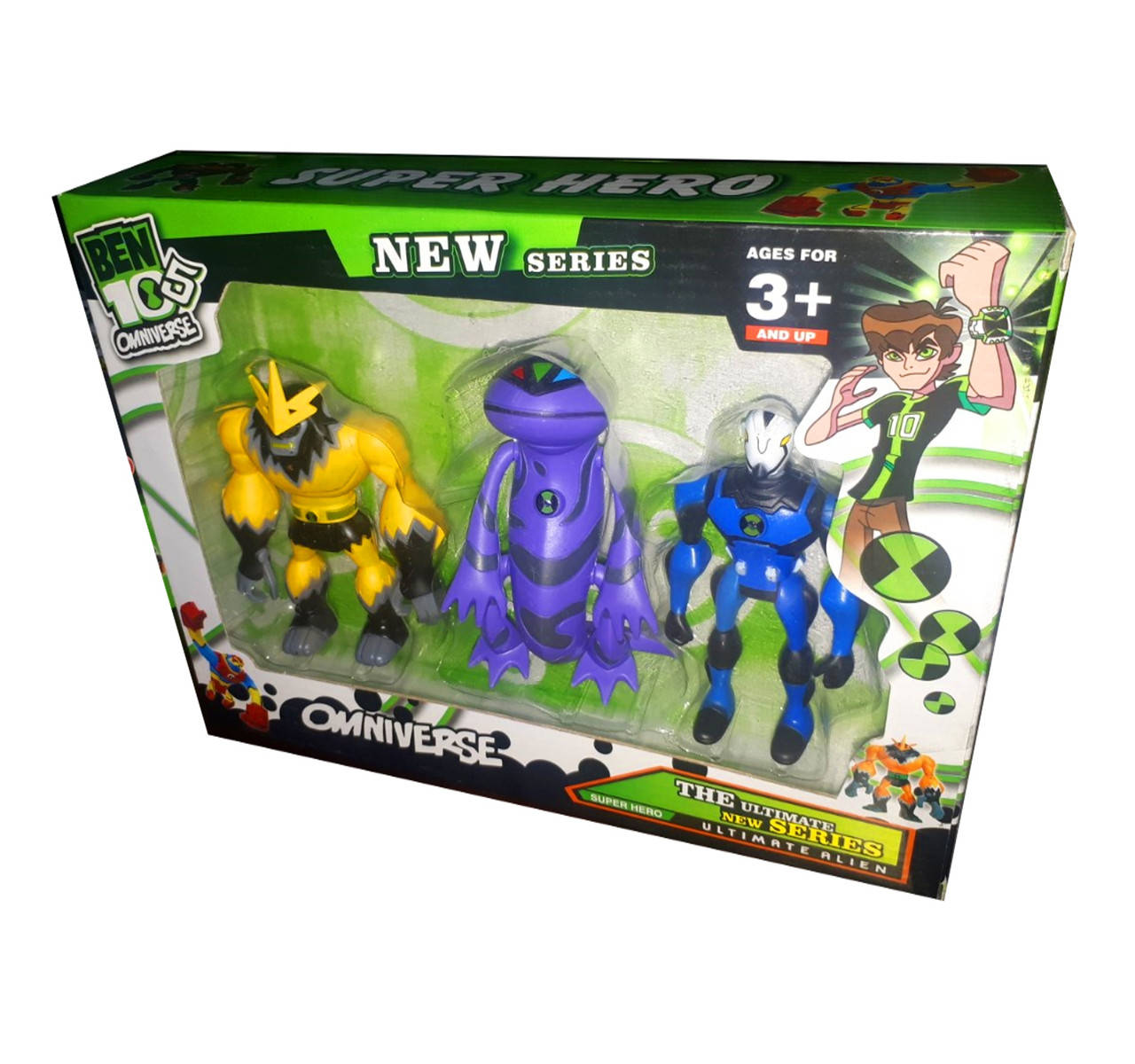 

Набор Ben10 из трех больших героев Бен Тен №18