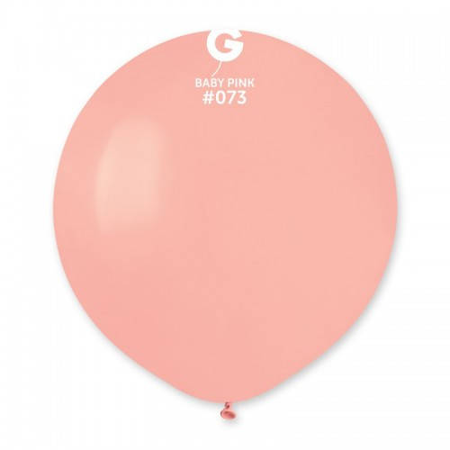 

Латексный шар пастель розовый пудровый 19 "/ 73 / 48см Baby Pink