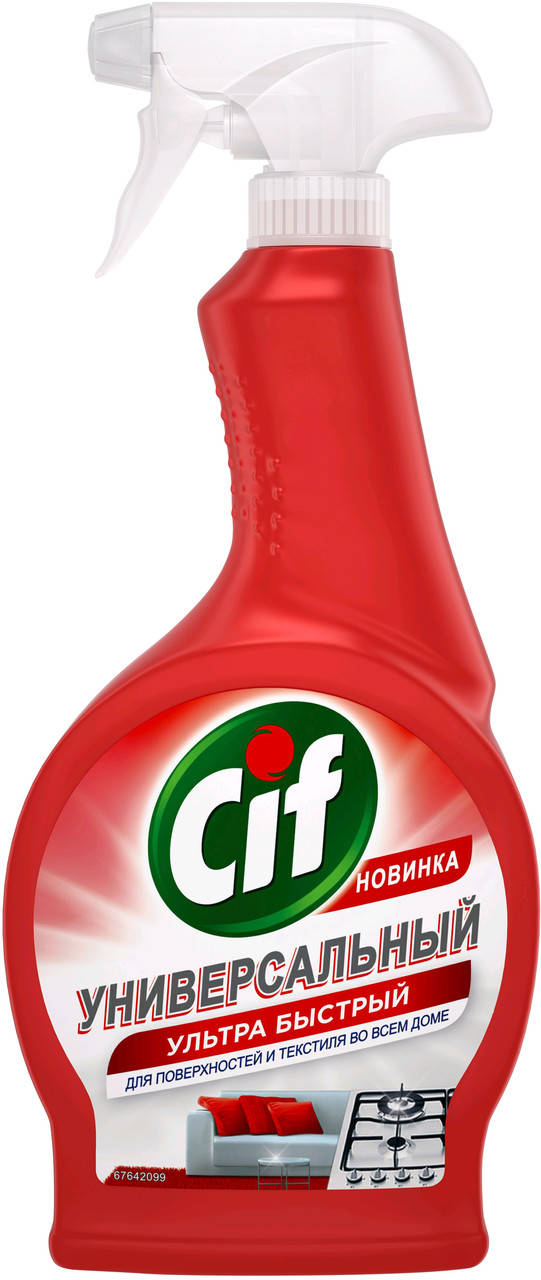 

Cif спрей для чистки универсальный Ультра быстрый 500мл