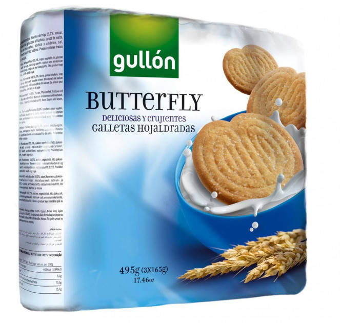 

GULLON Butterfly 495г (3*165 г)