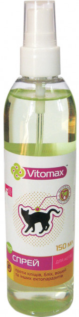 

Спрей против блох Vitomax Еко для кошек 150мл