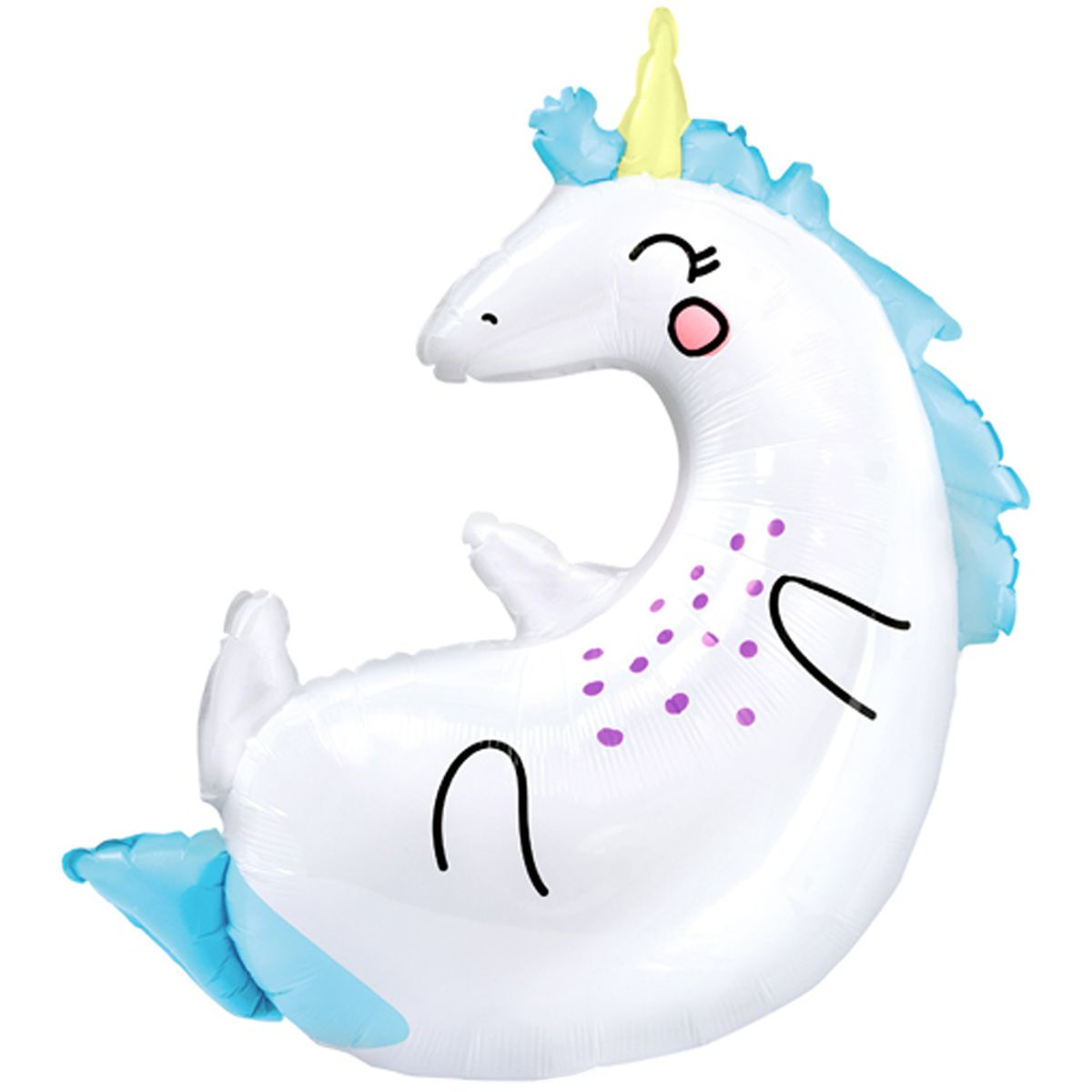 

Фольгированный шарик Party Deco (70х75 см) Единорог, Разные цвета