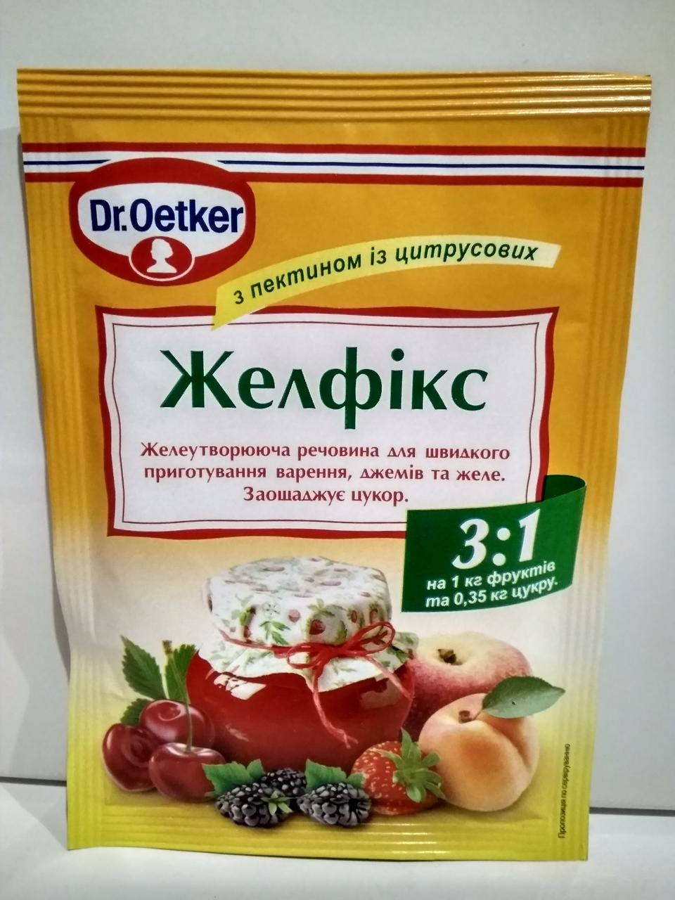 

Желфикс 3:1 Др.Оеткер Dr.Oetker, 25г (Румыния)