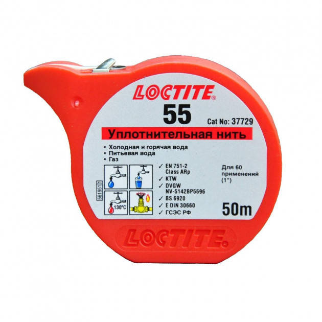 

Loctite 55 Герметизирующая нить 50 м