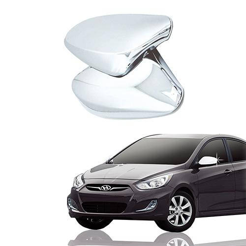 

Хром накладки на зеркала без повторителя Hyundai Accent/ Elantra MD 2010-2016 (Autoclover B723)