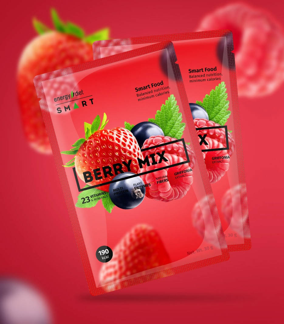 

Поштучно Заменитель питания Energy Diet Smart Ягодный микс быстро похудеть без диет энерджи диет