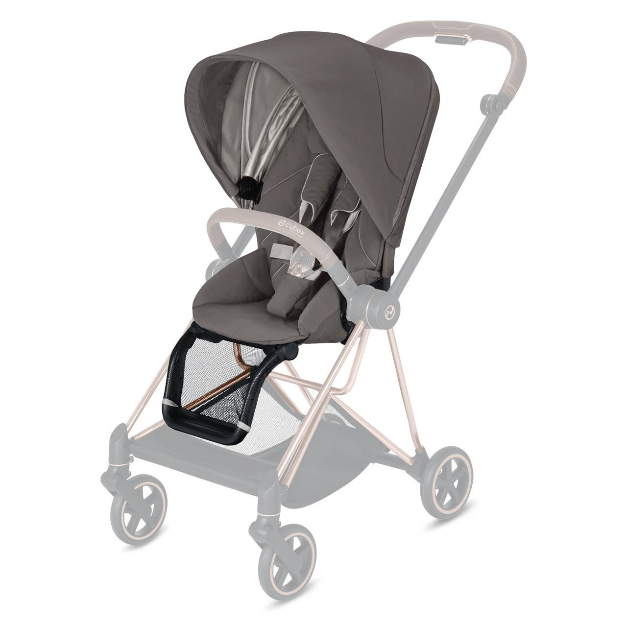 

Чехол тканевый для прогулочного блока Cybex Mios Soho Grey mid grey