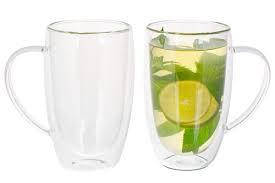 

Термокружка стеклянная с двойными стенками, 450мл