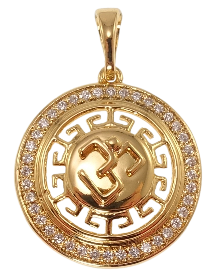 

Кулон Xuping Позолота 18K "Индуистская мантра Ом" для цепочки до 5мм