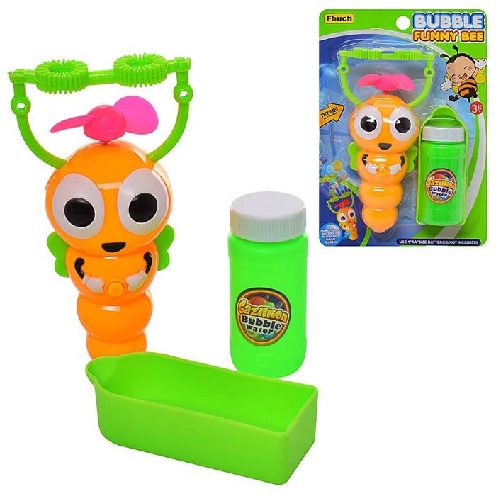 

Мыльные пузыри пистолет-ветрячок FH887 (144шт/2) запаска, на батар., на планшетке 20*14*5см