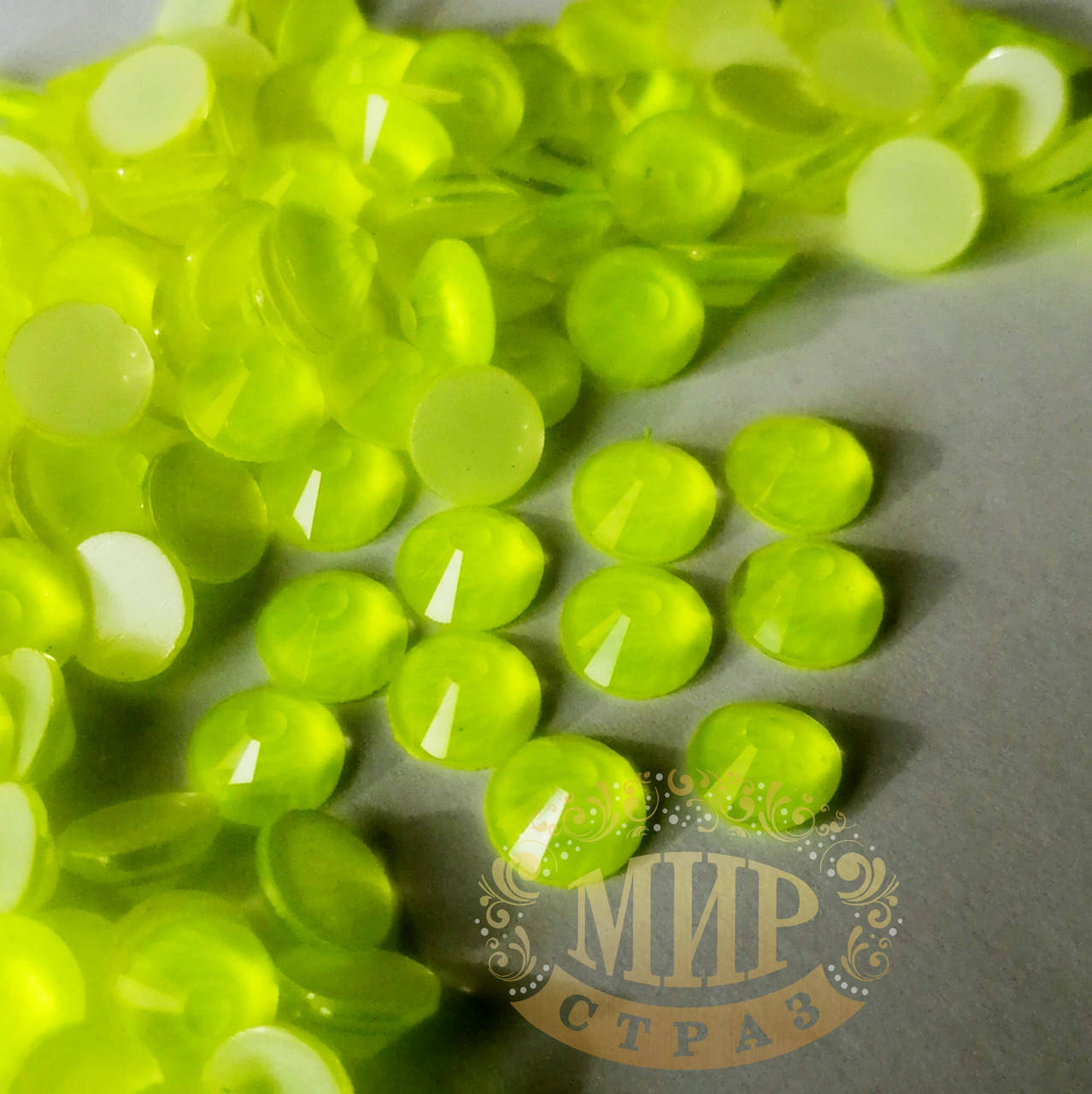 

Камни DMC Premium, Neon Yellow, ss6(2мм), 100шт