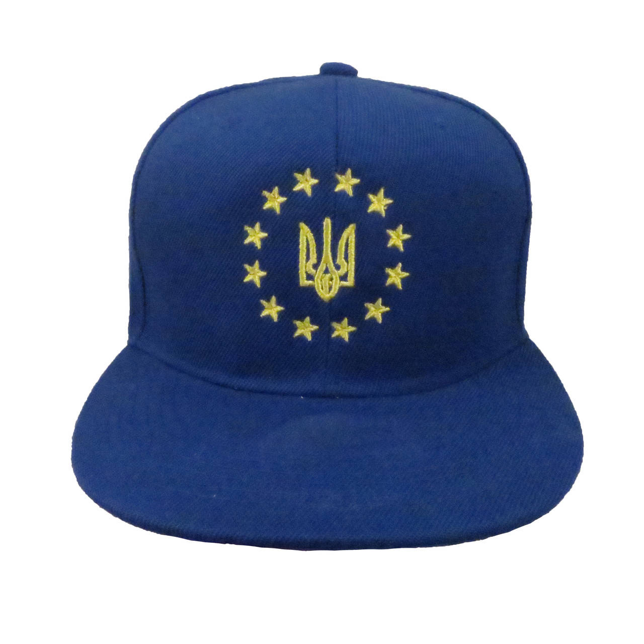 

Кепка синяя патриотическая с желтым тризубом, Синий