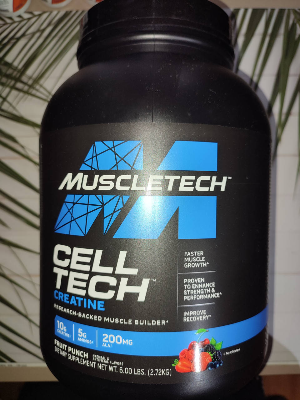 

MuscleTech Cell-Tech Creatine 2.7 kg креатин амінокислоти