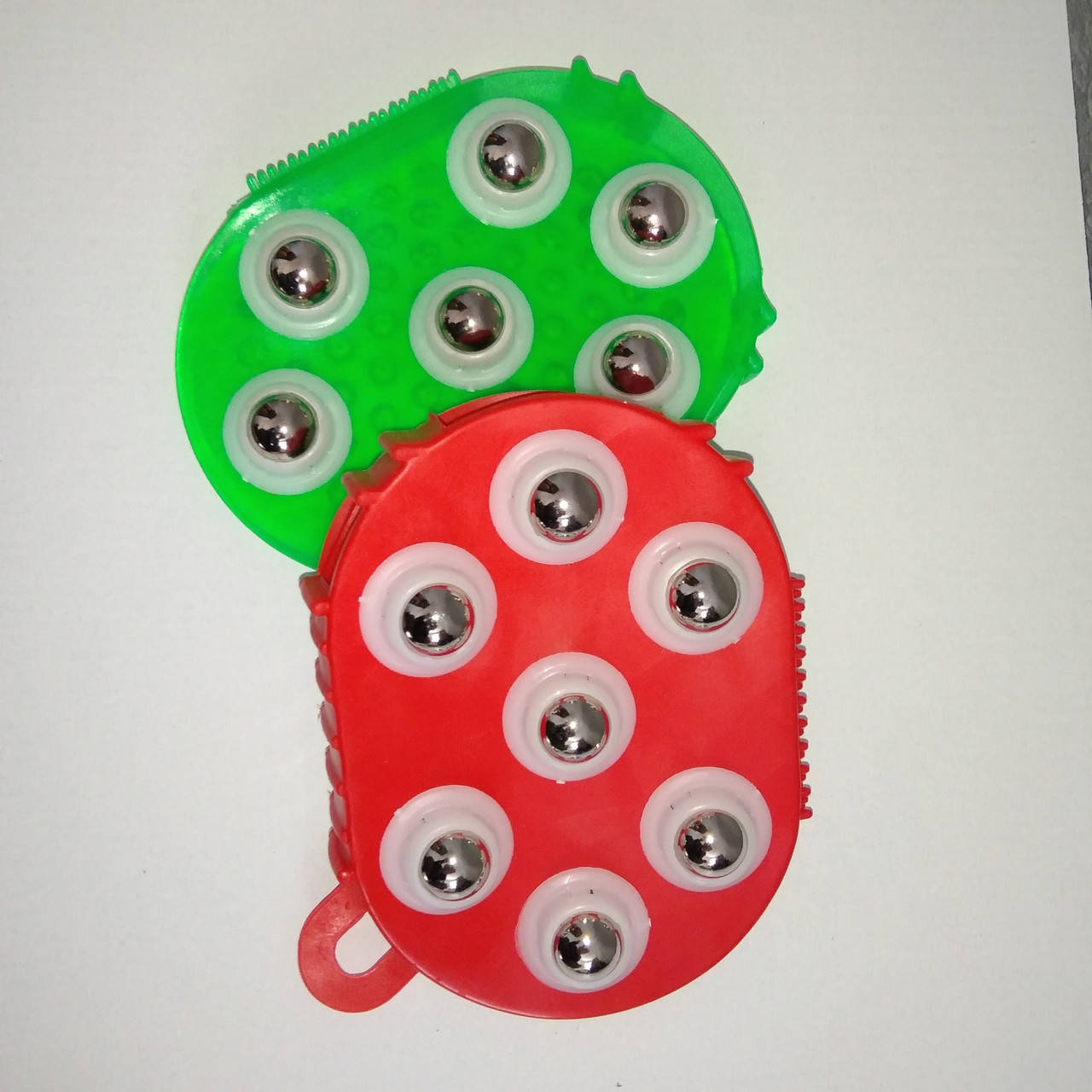 

Шариковый массажёр рукавичка, Красный