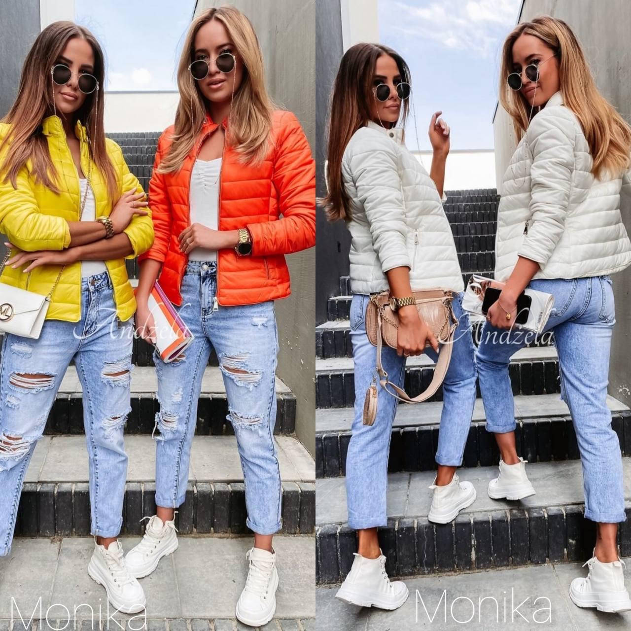 

Женская куртка. Ткань : плащевка - силикон 150. Размеры 42-44 ,46-48 ,50-52. Очень хорошее качество!