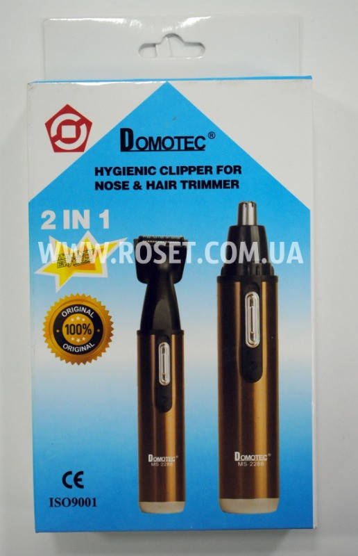

Гигиенический триммер беспроводная - Domotec MS-2288 2в1