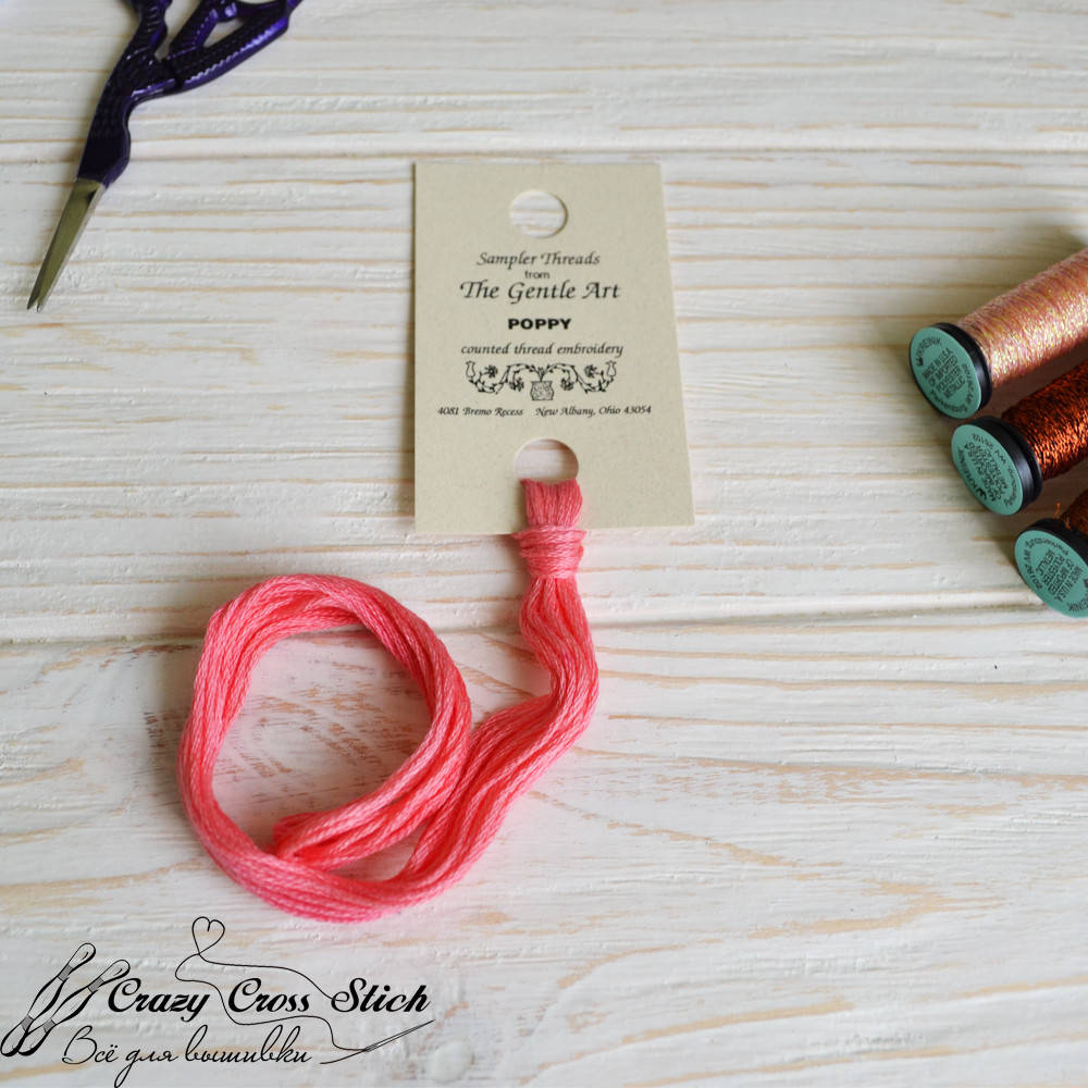 

Мулине Sampler Threads The Gentle Art 0760 Poppy (США)