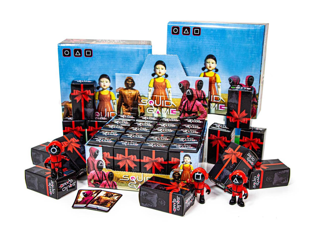 

Фигурки 7см с Карточками Игра в Кальмара P01 Коробка