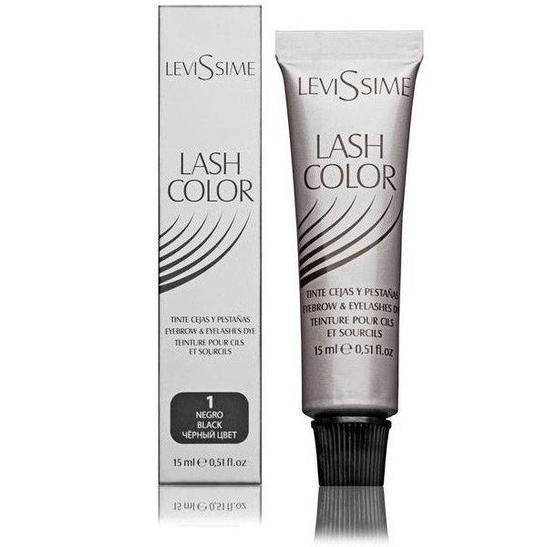 

Краска для бровей и ресниц Levissime Lash color ЧЁРНАЯ