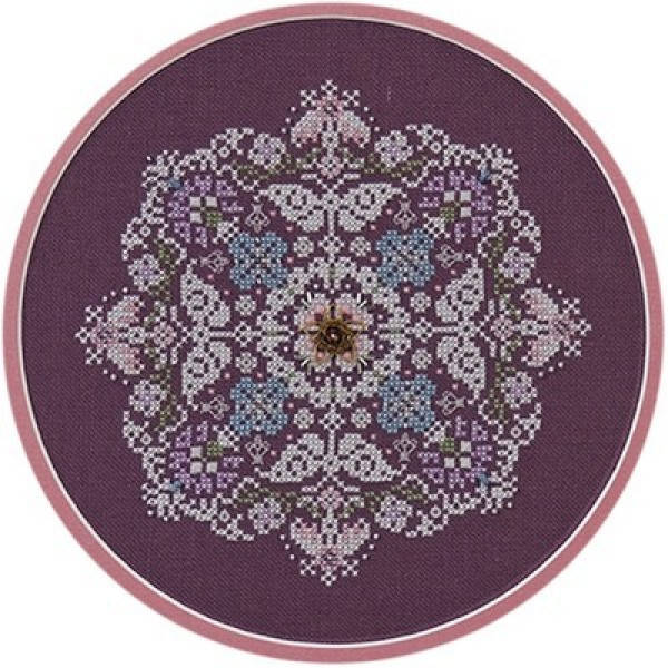 

Схема и украшения Just Nan Snowflowers (JN240)
