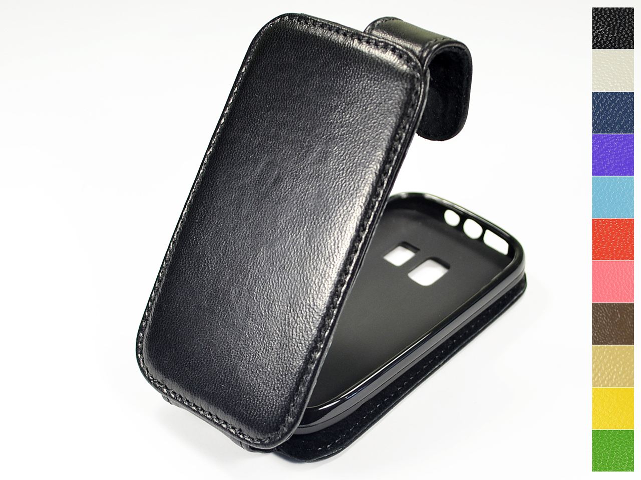 

Откидной чехол из натуральной кожи для Nokia Asha 302