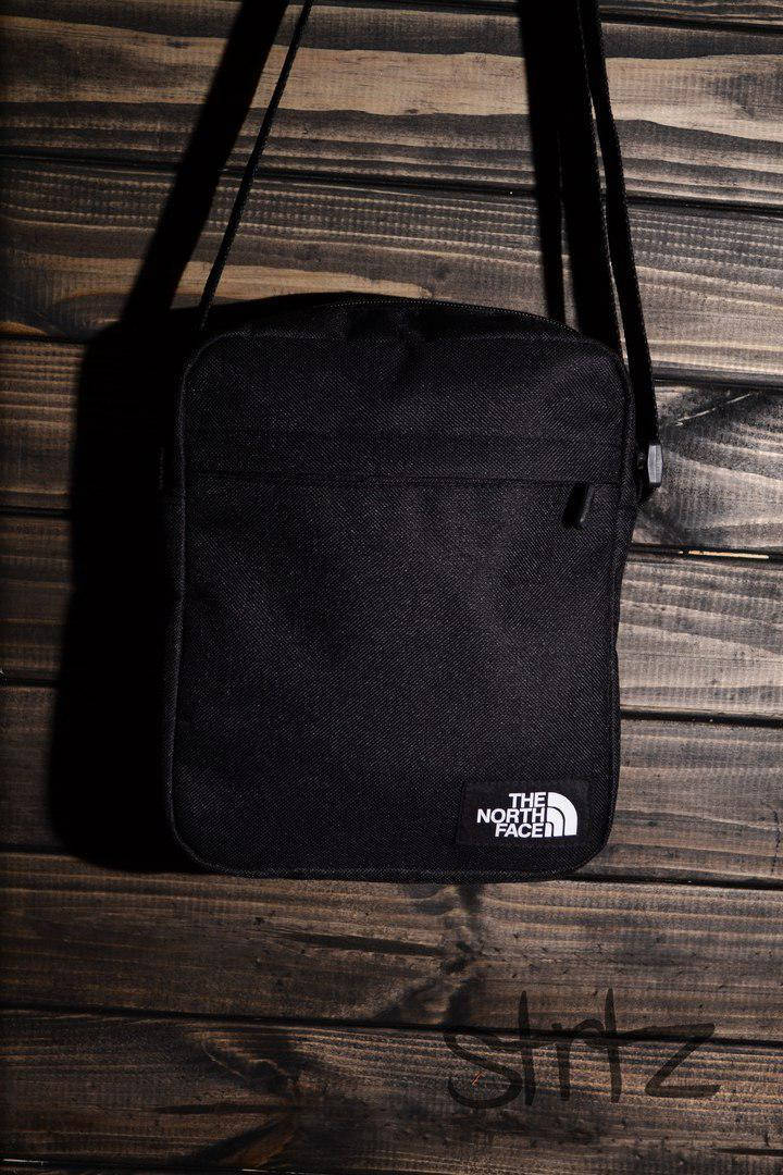 

Отличная сумка мессенджер норт фейс, барсетка черная The North Face, Черный