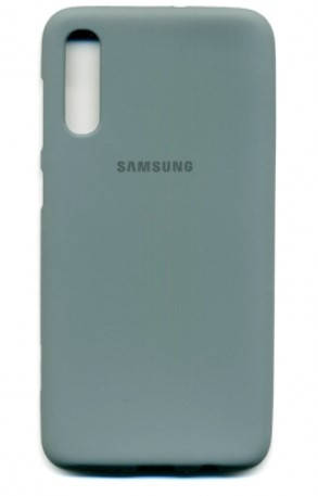 

Силиконовый чехол Original Silicone Case Samsung A505 / A50 / A30S Silver, Серебристый