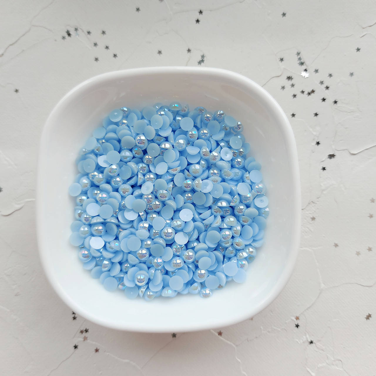 

Напівперлинка ГОЛУБА, 6ММ,