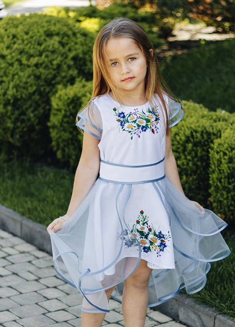 

Детское вышитое платье вышиванка "Лия" 98-116