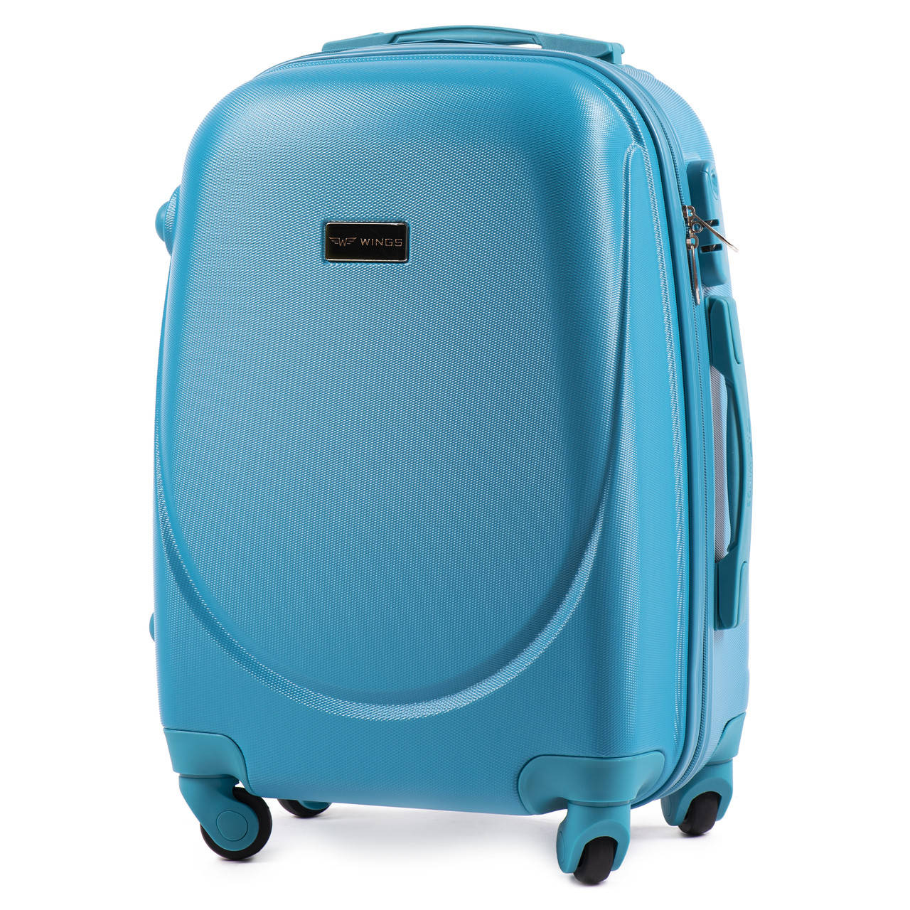 

Чемодан маленький на 4 колесах Wings K310 Ручная кладь (S) Голубой
