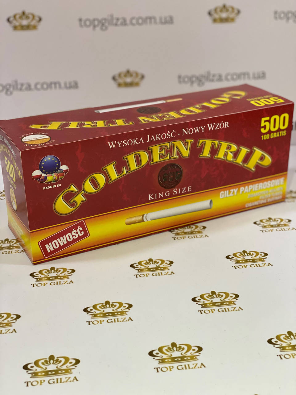 

Сигаретные гильзы для табака Kent Druk Golden Trip 500 шт