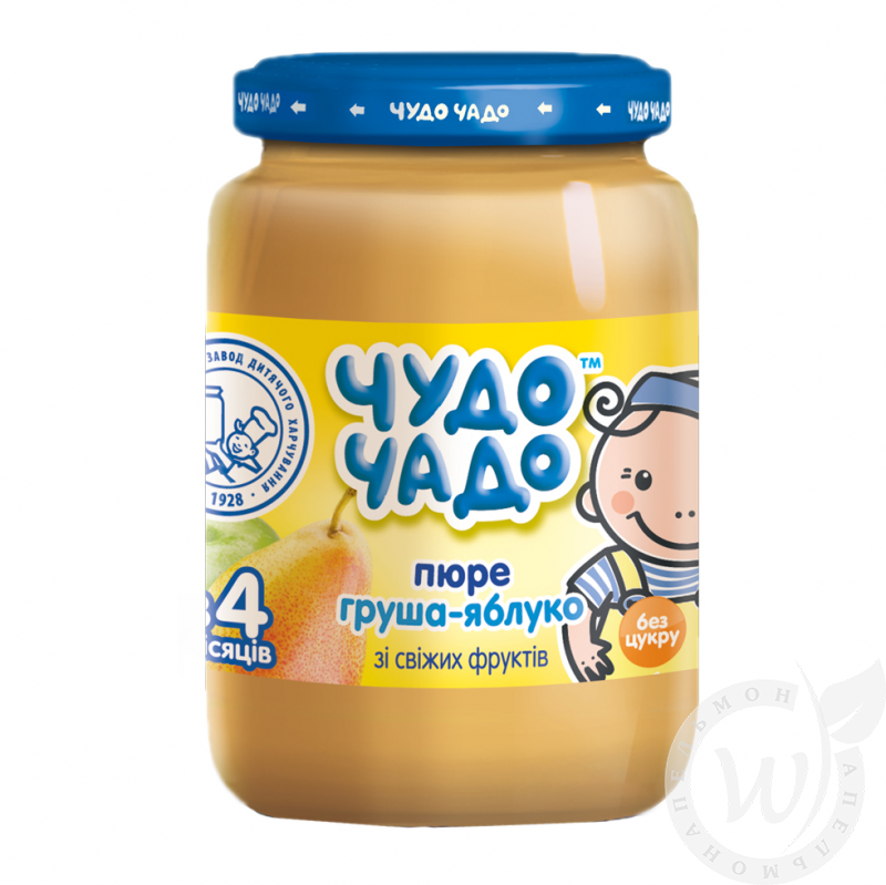 

Чудо-Чадо пюре 170г груша-яблуко б/цукр.