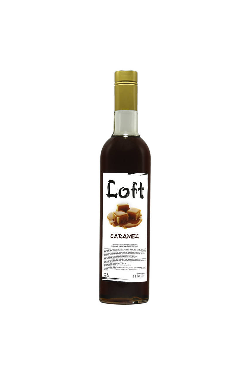 

Сироп к кофе и десертам "Loft" со вкусом "Карамель" 0,7л