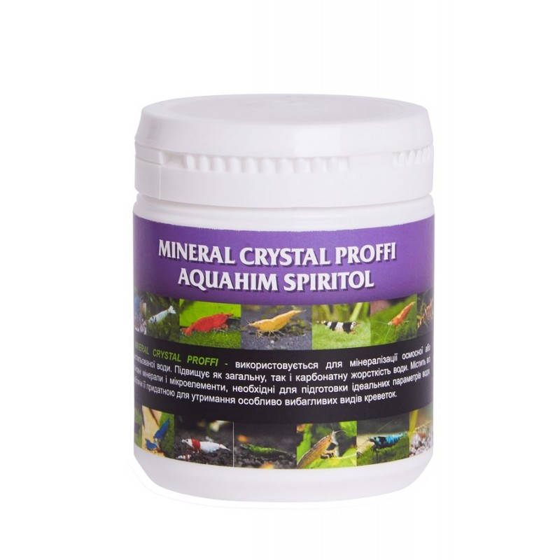 

Мінералізатор акваріумної води для креветок TM Aquahim Spiritol Mineral Crystal Proffi