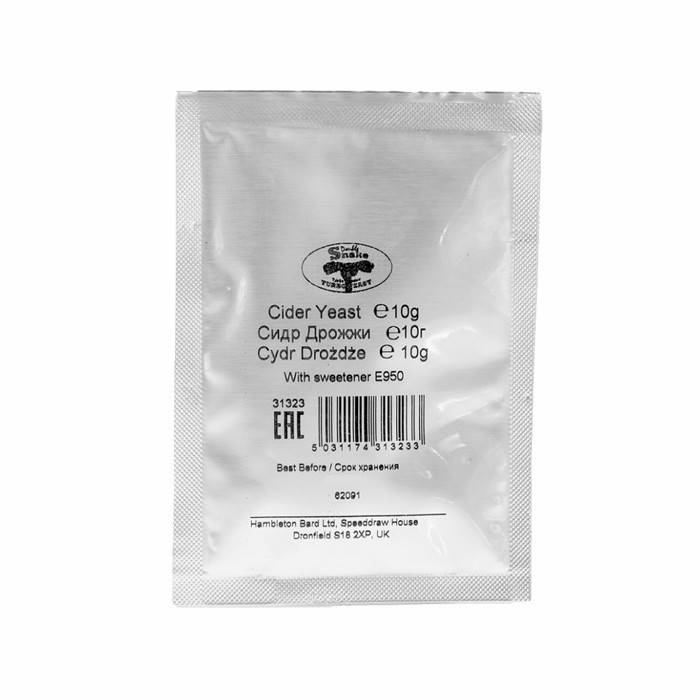 

Дрожжи для сидра Double Snake Cider Wine Yeast