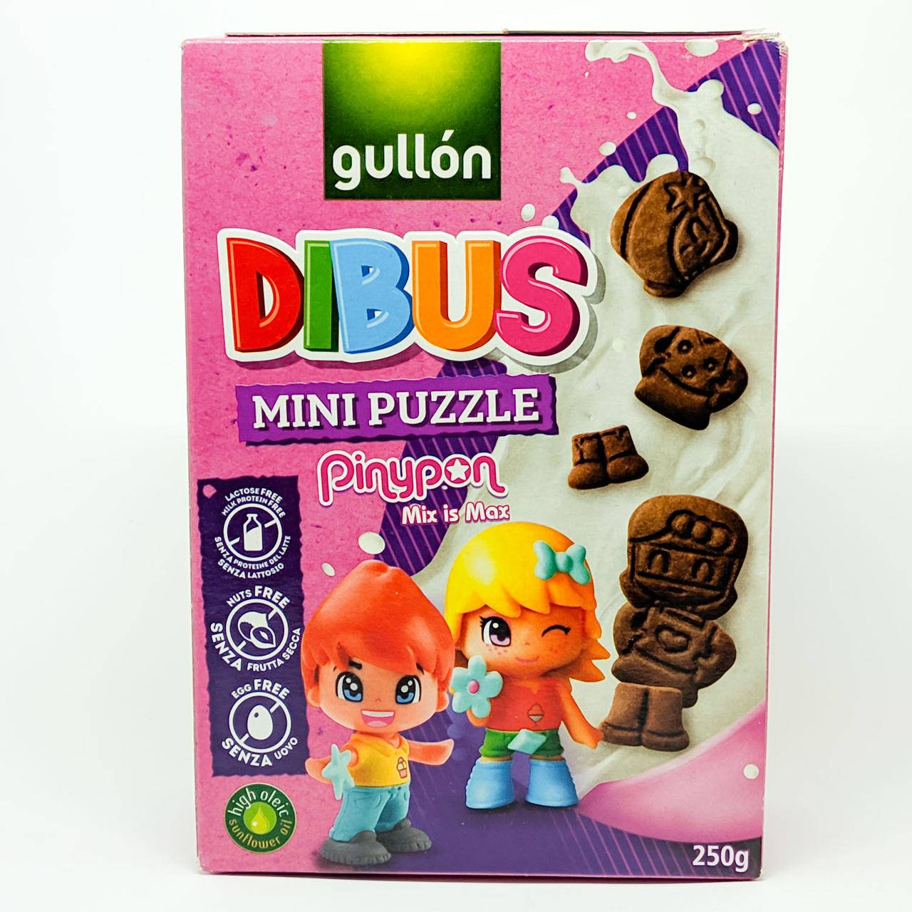 

Печенье Gullon Dibus Mini Puzzle 250 gramm