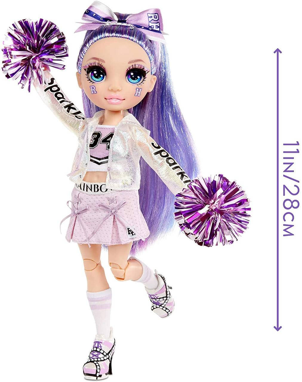 

Кукла Радуга Рейнбоу Хай Чирлидир Виолетта Rainbow High Cheer Violet Willow Фиолетовая