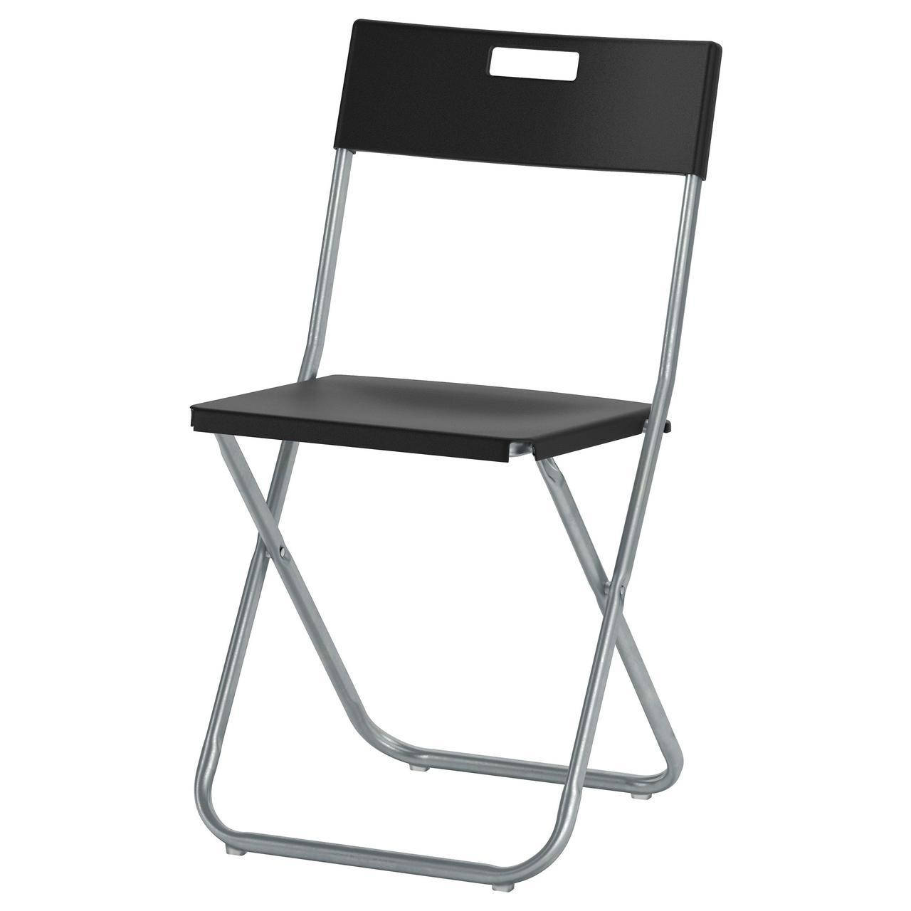 

IKEA GUNDE (002.177.97) Складной стул, черный