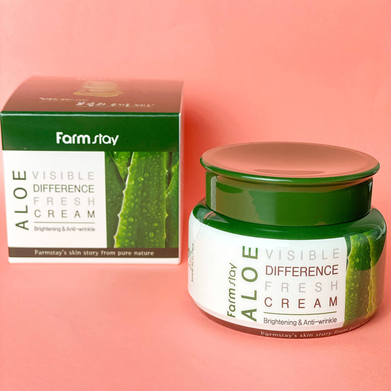 

Освежающий крем с экстрактом алоэ FarmStay Visible Difference Aloe Fresh Cream
