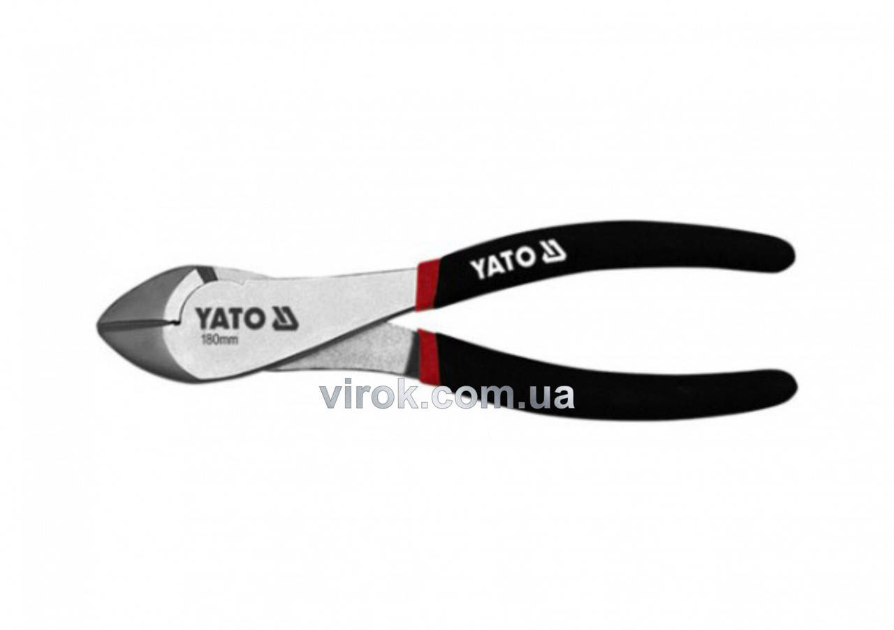 

Бокорезы усиленные YATO никелированные l=180 мм YT-2039