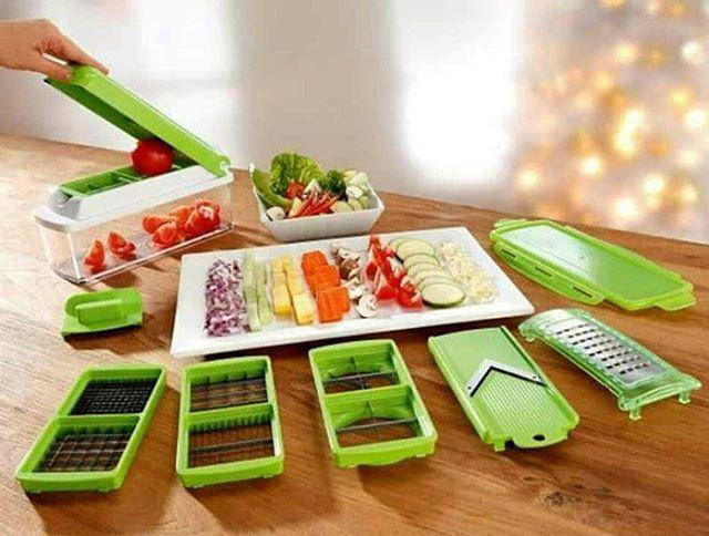 

Овощерезка терка Nicer Dicer Plus, рекомендую, Зелёный