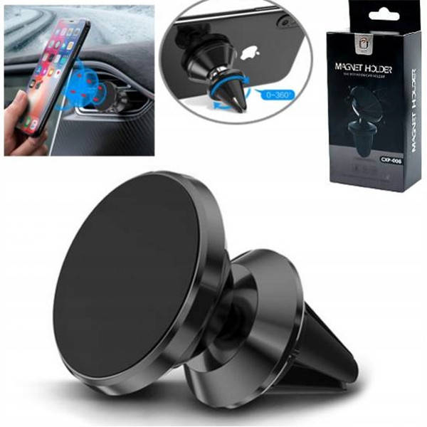 

Магнитный автодержатель CXP-006 Автомобильный держатель для телефона, Черный