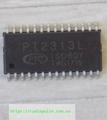 

Микросхема PT2313L ( GS2313 , SG2313 ) , SOP-28