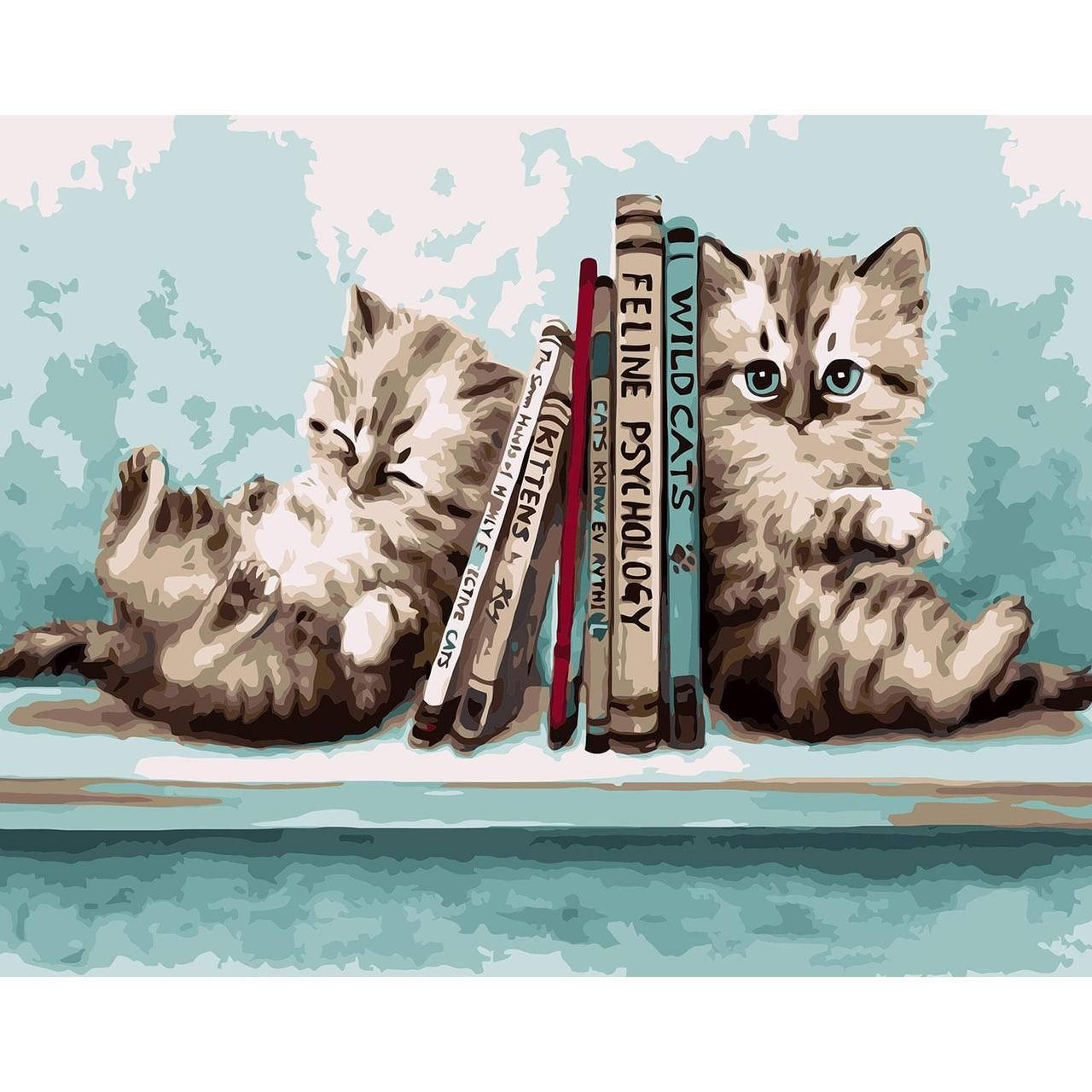 

Картина по номерам Пушистые читатели 40х50 см VA-1024