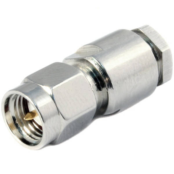 

Штекер SMA под кабель (RG-58), латунь