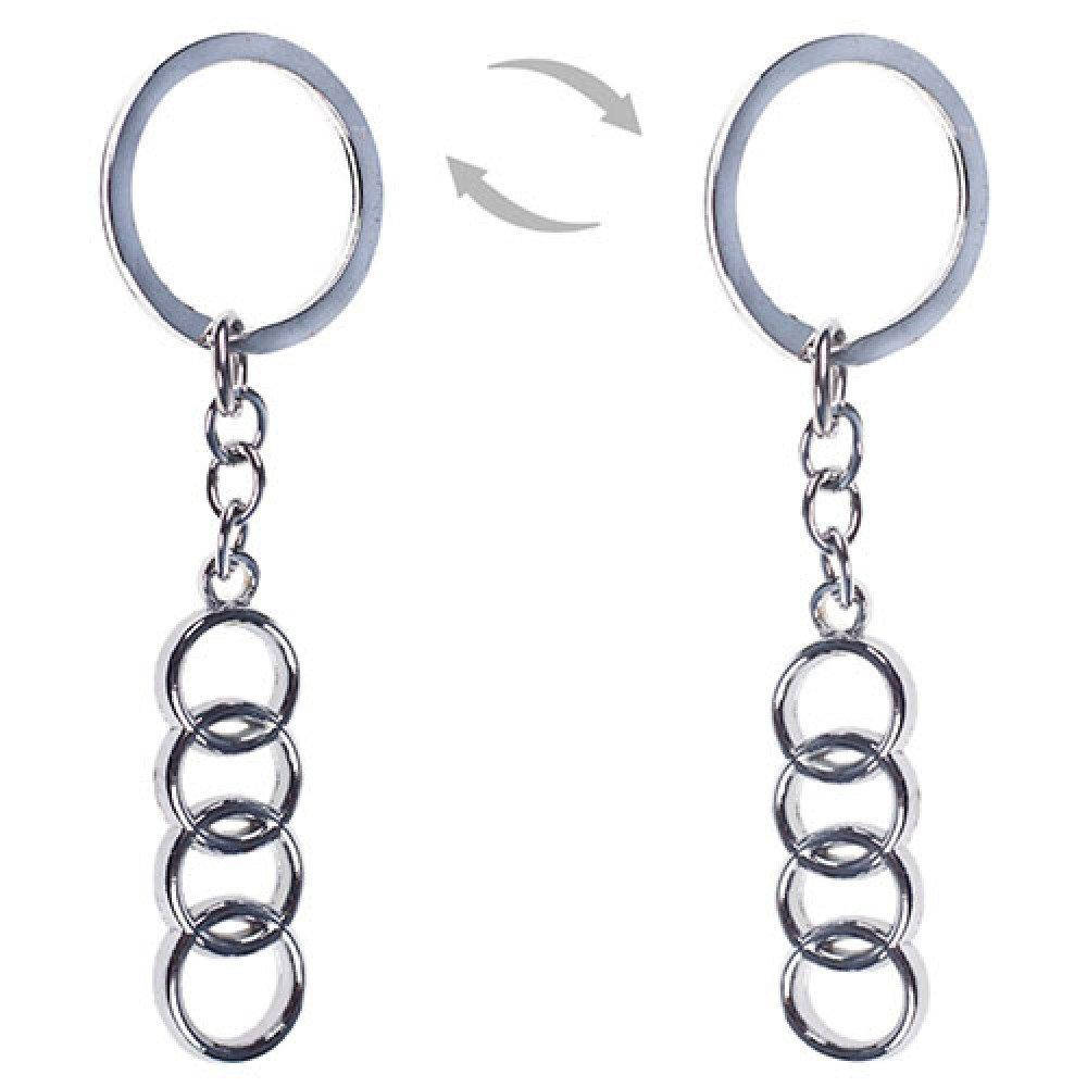 

Брелок автомобильный металлический AUDI