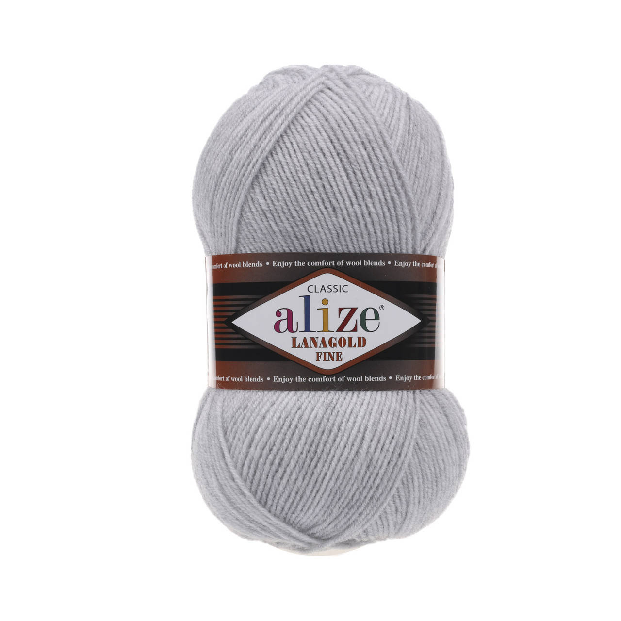 

Пряжа Alize Lanagold Fine 684 пепельный меланж (Ализе Ланаголд файн)