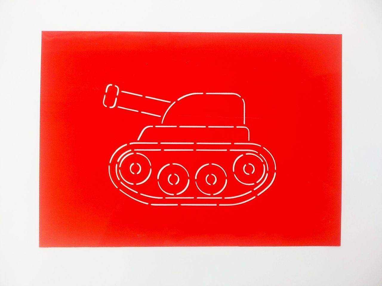 

3D формочки-вырубки для пряников "Танк 3"